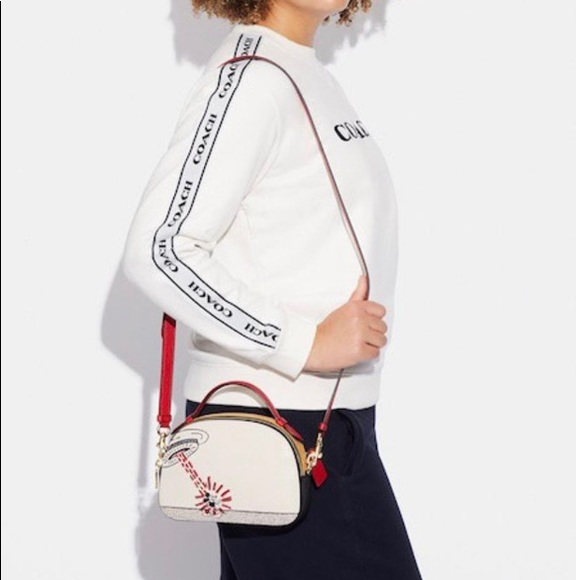 Coach Mickey Mouse X Keith Haring Serena Camera Bag - Picture 1 of 10